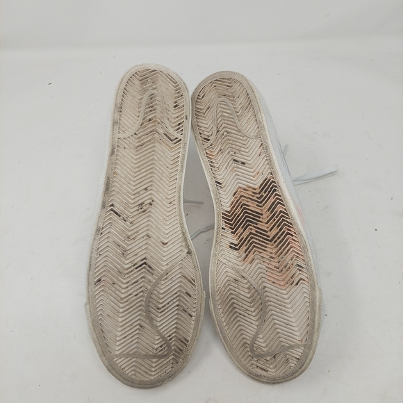 Nike Blazer Mid Top 77 White Pink Leather Sneakers Streetwear CZ1055-144 Sz 8.5 - Picture 7 of 9